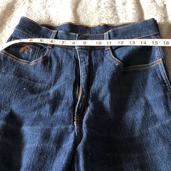 Jordache Women's Straight Leg Jeans in Dark Blue Denim - Picture 5 of 8